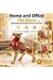 Luxury Alloy Metal Decorative Ashtray with Horse Figure Lid and Jewelry Storage Box Metal Trinket Box 25 X 20 cm - 3