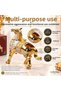 Luxury Alloy Metal Decorative Ashtray with Horse Figure Lid and Jewelry Storage Box Metal Trinket Box 25 X 20 cm - 6