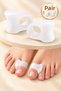 Toe Big Toe Separator Silicone Ring Silicone Roller 1 Pair - 6