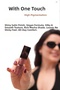 Lipstick Long Lasting Shine – Moisturizing Creamy High Pigment Mocha - 4