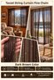 Ip Curtain Special Series Thin Chain Sequin Dark Brown Color (100 * 300) Cornice and Rustic Use - 3