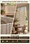 Ip Curtain Special Series Thin Chain Sequin Mink Color Width 100 cm Length 300 cm Suitable for Cornices and Rustic Use - 3