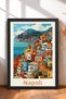6 Piece Naples, Milan and Rome Framed Art Set Italy Posters Wall Decor Sixmx15 - 2