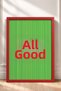 Tutto Bene Written Striped Typography Framed Painting Italy Poster Living Room Kitchen Wall Decor Itn032 - 3