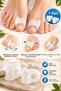 Toe Big Toe Separator Silicone Ring Silicone Roller 1 Pair - 3