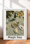 6 Piece a Summer in Amalfi Framed Painting Set Italy Posters Living Room Kitchen Gallery Wall Sixmx31 - 5
