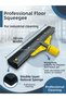Industrial Rake with Handle for Hospitals, Schools, Workplaces, Large Surfaces, Rake Handle Length 110cm, Rake Length 55cm - 3