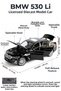 Bmw 5 Series Lci Black 1/24 Diecast Metal Model Car with Lights and Sound and Working Wheels - 7