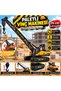 Crawler Toy Crane 26 cm Construction and Engineering Machine Model with Hook and Long Boom