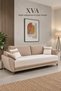 Knitted Fabric Tassel Sofa Cover 1 Piece 90X200 cm Sofa Cover + 2 Pieces 40X40 cm Throw Pillow Covers 3 Piece Set Ecru Bohemian Decorative - 5