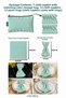 Mint Set of 12 Fabric Napkins 45X45Cm |   25 Pieces with Pearl Ring and Bag |   Guest House and Dowry Tableware Presentation Napkin - 6