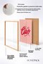 Red Ciao Writing on Pink Background Framed Painting Italy Poster Living Room Kitchen Wall Decor Itn084 - 4