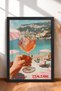 Aperitivo Italiano Seaside Cocktail Framed Painting Italy Poster Living Room Kitchen Wall Decor Itp005