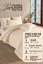 Dark |   Premium 6-Piece Double Wellsoft Set with Bag |   195×215 cm Quilt |   Elastic Fitted Sheet |   4 Pillowcases |   Dowry |   Bed |   Home Textiles
