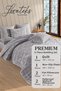 Dark |   Premium 6-Piece Double Wellsoft Set with Bag |   195×215 cm Quilt |   Elastic Fitted Sheet |   4 Pillowcases |   Dowry |   Bed |   Home Textiles