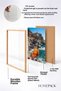 Amore Kadehte Cocktail and Coastal Village Framed Painting Italy Poster Living Room Kitchen Wall Decor Itn073 - 4
