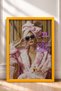 Il Dolce Far Niente Pink Furry Woman Framed Painting Italy Poster Wall Decor Itp008 - 3