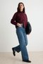 Dark Blue High Waist Jeans Twoaw27Je00210 - 3
