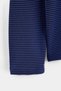 Navy Blue Oversize/Wide Cut Striped Interlock Long Sleeve Embroidered T-Shirt Tmnaw27Ts00013 - 3