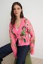 Pink Embroidery Detailed Knitwear Cardigan Twoaw27Hi00255 - 3