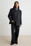 Black Regular Fit Lightweight Coat Twoaw27Mo00143 - 3