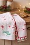 2-Piece Printed Christmas Themed Kitchen Towels Tphaw27Mh00013 - 2