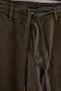 Khaki Chino Gabardine Waist Tie Men's Trousers Tmnaw27Pl00018 - 7