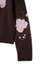 Brown Floral Pattern Thick Knitwear Sweater Twoaw27Kz00271 - 2