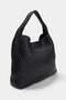 Black Knitted Women's Maxi Shoulder Bag Takaw27Oc00059