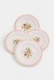 4-Piece Autumn Patterned Porcelain Cake Set Tphaw27Tbk00033 - 2