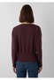 Waist Detailed Boat Neck Burgundy Top Regular Fit / Normal Cut 1620088-70223 - 5