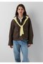 Velvet Collar Detailed Brown Jacket Loose Fit / Relaxed Fit 1110916-71541 - 2