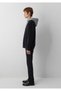 Black Hooded Sweatshirt 0S20123-900 - 5