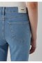 M101437-A7437 Blisslt Brushed Premium Blue High Waist Denim Jean Women's Jeans - 8