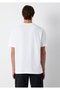 Pro Printed White T-Shirt Loose Fit / Comfortable Cut 0613446-620 - 5