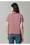 Logo Printed Striped Red T-Shirt Regular Fit / Normal Cut 1614397-91112 - 6