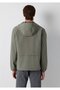 Hooded Spandex Khaki Jacket Regular Fit / Normal Cut 0110902-71484 - 5