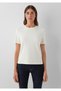 Ecru Basic T-Shirt Slim Fit / Narrow Cut 1614219-82127 - 3