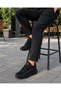 Waterproof Unisex Sneakers with Heel Pads - Black Red - 5