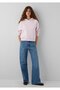 Hooded Pink Basic Sweatshirt 1S10577-71006 - 2