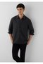 Tencel ™ ) Lyocell Anthracite Shirt Regular Fit / Normal Cut 0212068-70087