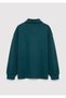 Green Sweatshirt with Patch Detail 6S10193-71932 - 3