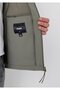 Hooded Spandex Khaki Jacket Regular Fit / Normal Cut 0110902-71484 - 7