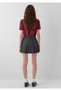 Checkered Anthracite Short Skirt 1410275-91419 - 5