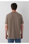Logo Printed Brown T-Shirt Regular Fit / Normal Cut 0612936-70376 - 5