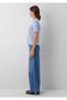 Tencel ™ ) Lyocell Blended Basic T-Shirt Semi Slim Fit 1614365-70826 - 4