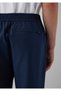 Navy Blue Spandex Jogger Pants 0010597-80872 - 6