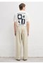 Wide Leg Beige Trousers 0010635-70322 - 4