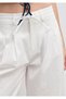 Pleated Waist Tie-Dye Ecru Trousers 1011257-70057 - 6