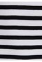 Half Button Striped T-Shirt Fitted / Bodycon Cut 1613978-84004 - 7